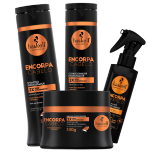 Kit Encorpa Cabelo Engrossador Haskell 300ml (4 Itens)