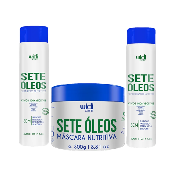Kit Sete Óleos Completo Widi Care 300g ( 3 Produtos )