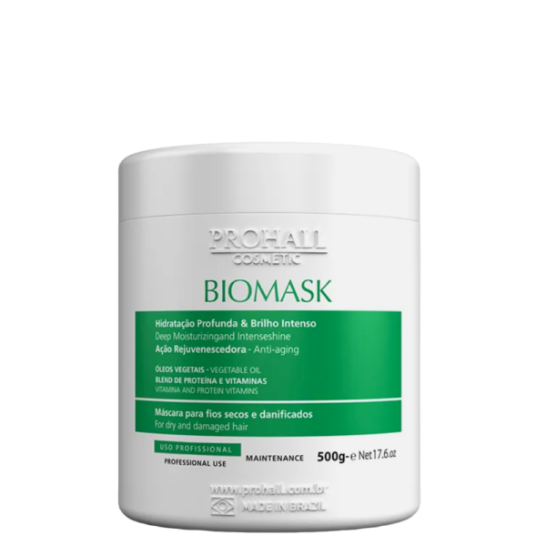 A Máscara Ultra Hidratante Biomask Prohall 500g